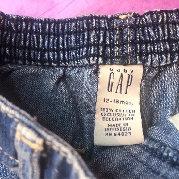 Girls 12m Jean Shorts Bundle - Baby Gap, Guess Baby & Jumping Bean - Picture 7 of 10